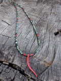 Collier Dalmates – Chrysocolle, Corail & Branche de Corail