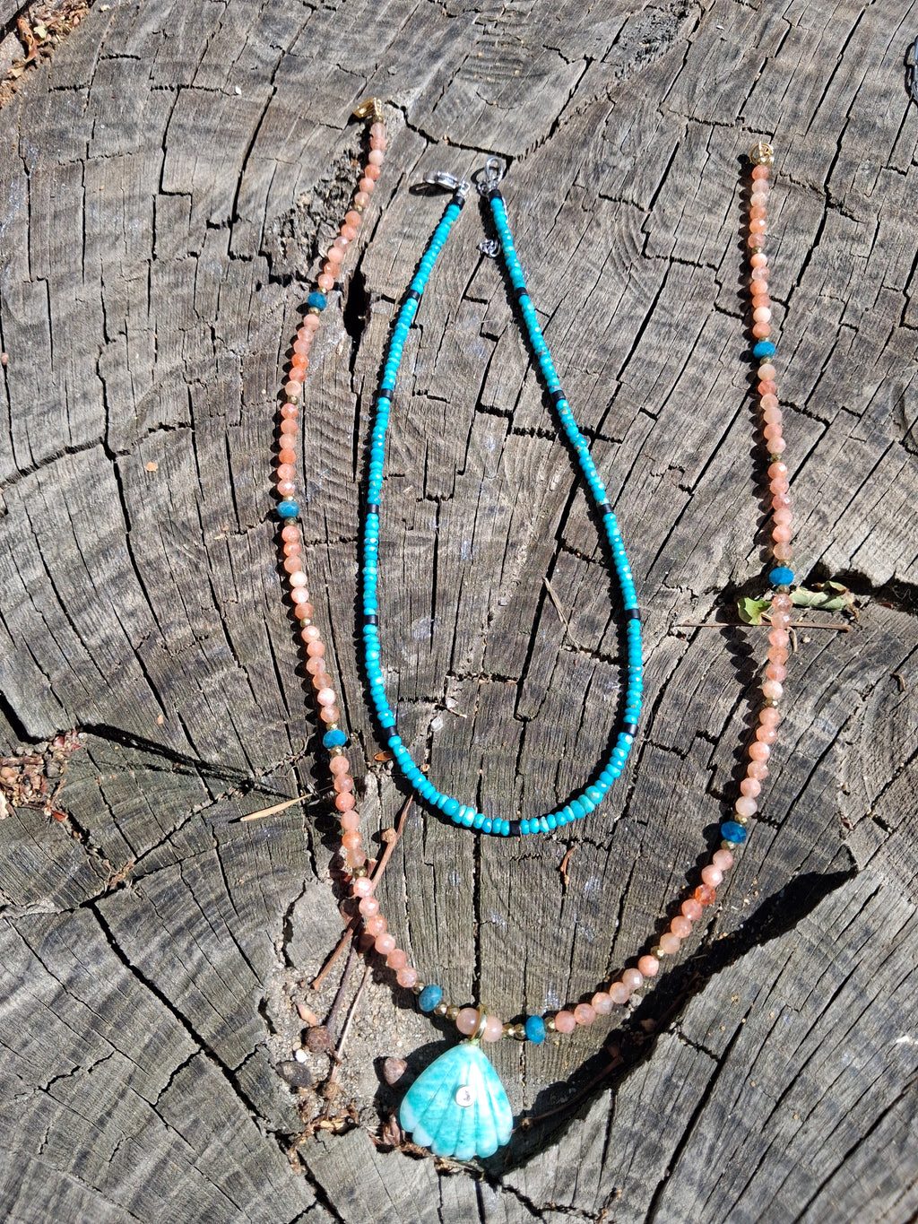 Collier Arizona – Turquoise & Onyx