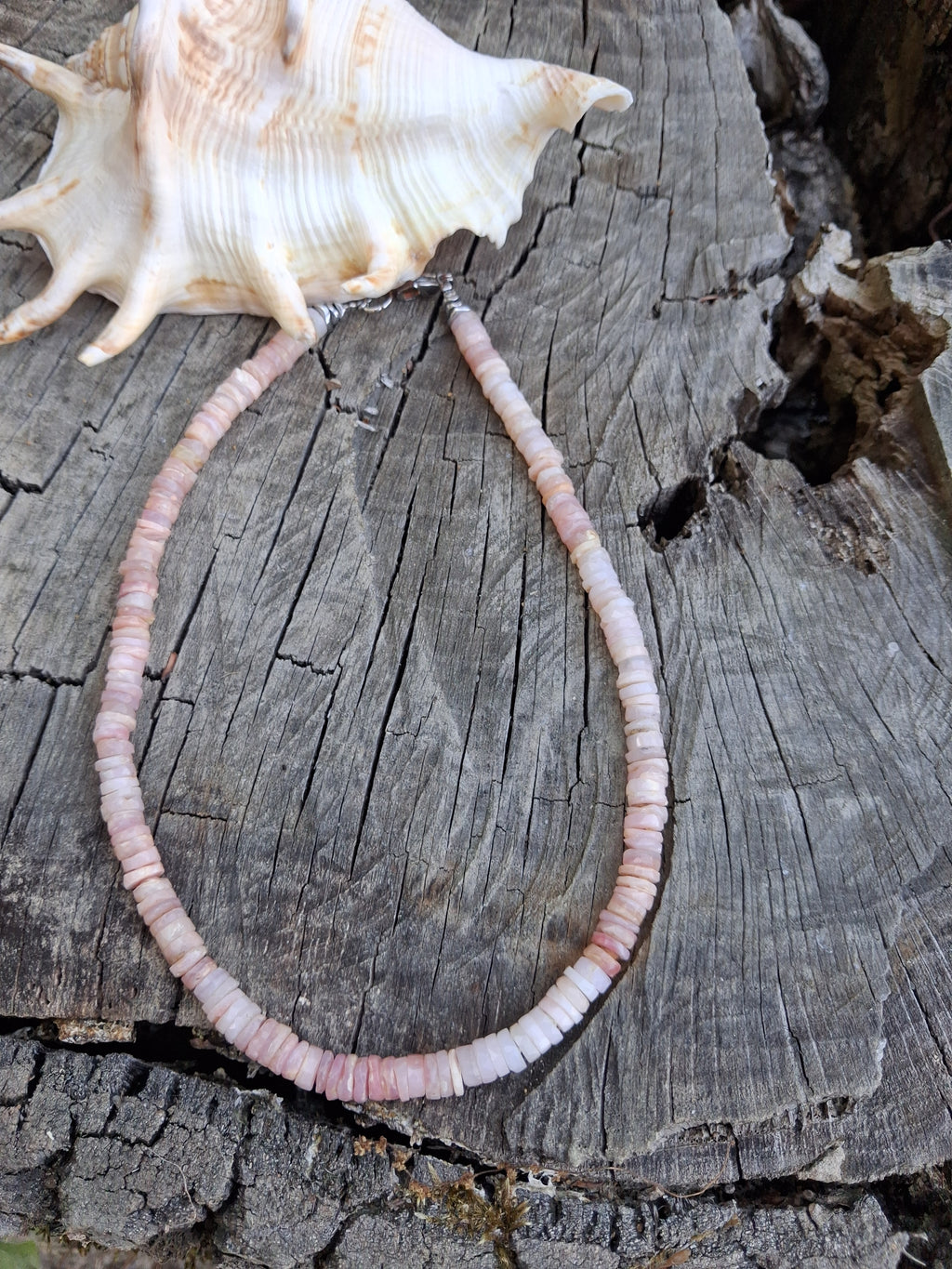 Collier Adélaïde – Opale Rose