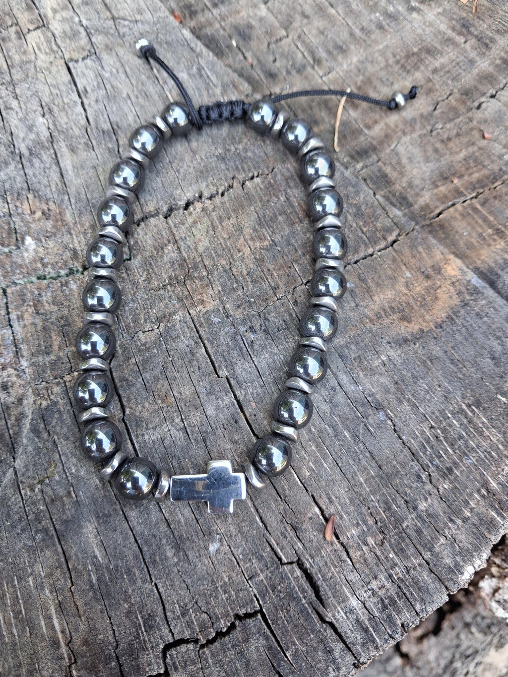Beacelet homme croix 2