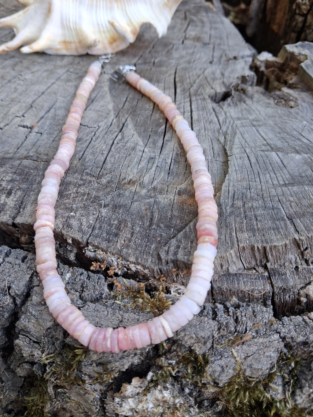 Collier Adélaïde – Opale Rose
