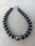 Bracelet Homme – Onyx & Hématite