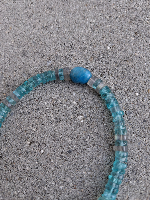 Bracelet Rhodes – Apatite & Labradorite