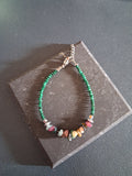Bracelet Rhodes – Malachite & Tourmaline