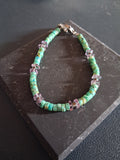 Bracelet Rhodes – Turquoise & Améthyste