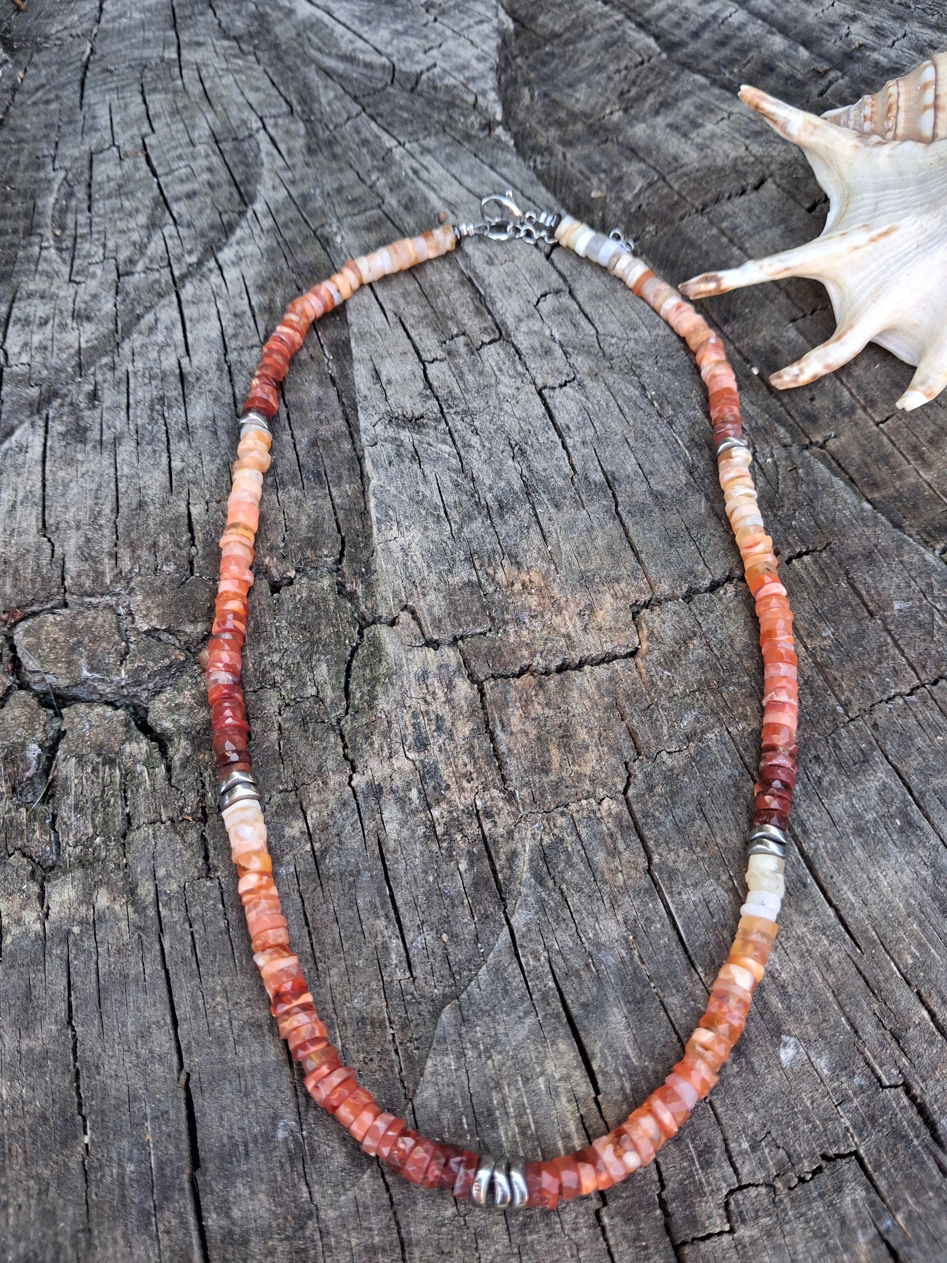 Collier Adélaïde – Opale de Feu
