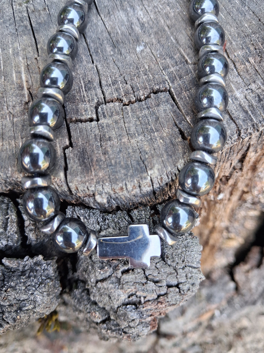Beacelet homme croix 2