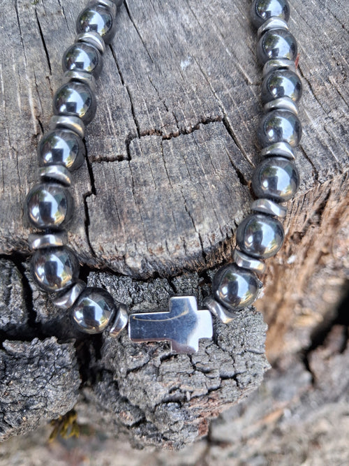 Beacelet homme croix 2